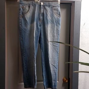 Men's Azzure Jeans Sz 40X34L Free Fruit of the Loom T shirt sz 3XL